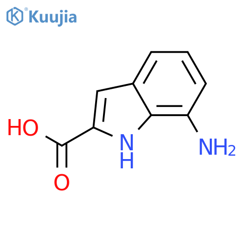 7-amino-1H-Indole-2-carboxylic acid structure
