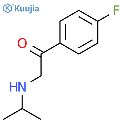 Ethanone, 1-(4-fluorophenyl)-2-[(1-methylethyl)amino]- structure