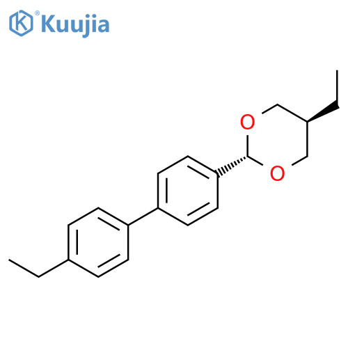 1,3-DIOXANE, 5-ETHYL-2-(4'-ETHYL[1,1'-BIPHENYL]-4-YL)-, TRANS- structure