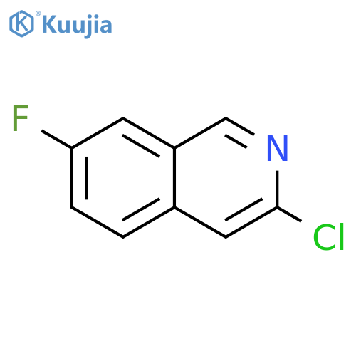 3-chloro-7-fluoroisoquinoline structure