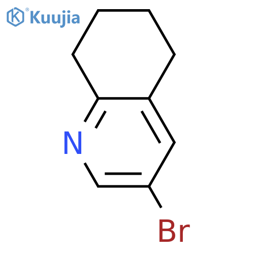 3-Bromo-5,6,7,8-tetrahydroquinoline structure