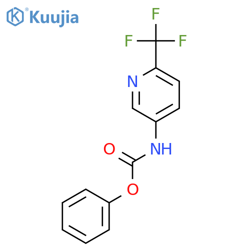 Carbamic acid, [6-(trifluoromethyl)-3-pyridinyl]-, phenyl ester structure