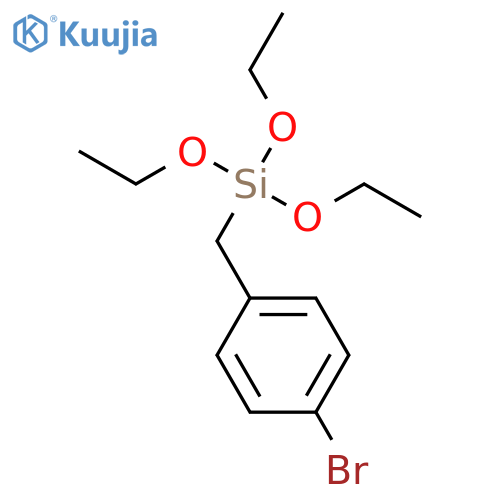 Silane, [(4-bromophenyl)methyl]triethoxy- structure