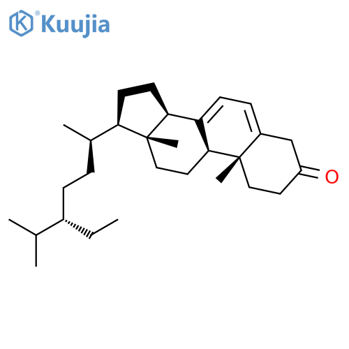 STIGMASTA-5,7-DIEN-3-ONE, (24S)- structure