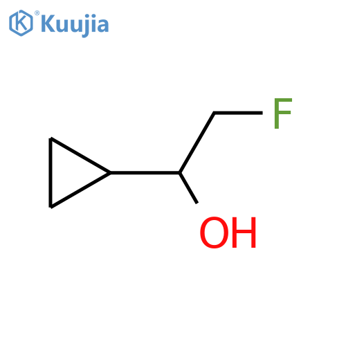 1-cyclopropyl-2-fluoroethan-1-ol structure