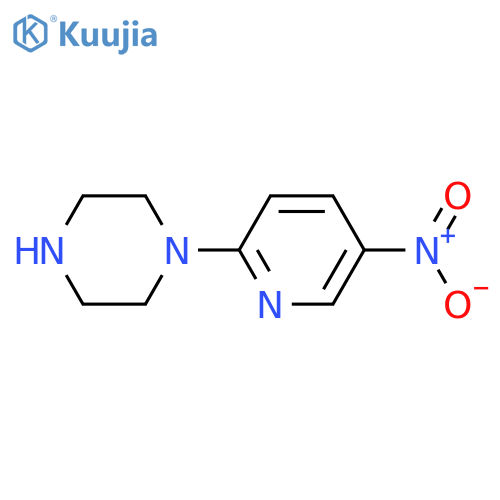 1-(5-Nitro-2-pyridinyl)piperazine structure