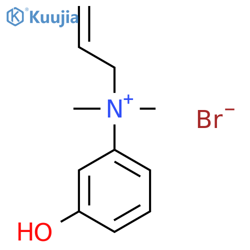 Benzenaminium, 3-hydroxy-N,N-dimethyl-N-2-propenyl-, bromide structure