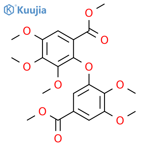 Dehydrodigallic acid; Penta-Me ether, di-Me ester structure