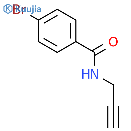 4-Bromo-n-(prop-2-ynyl)benzamide structure