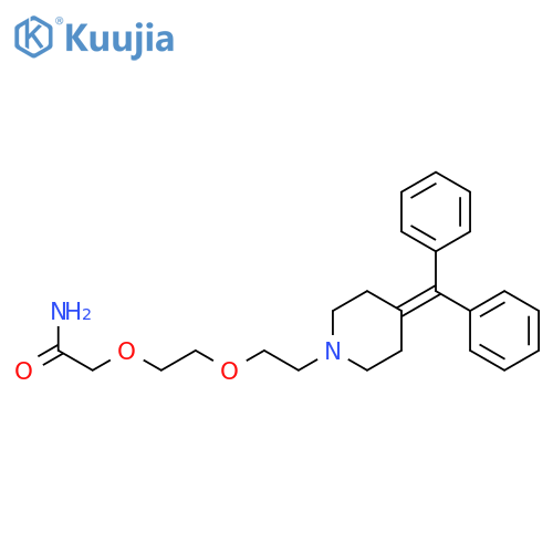ACETAMIDE, 2-[2-[2-[4-(DIPHENYLMETHYLENE)-1-PIPERIDINYL]ETHOXY]ETHOXY]- structure