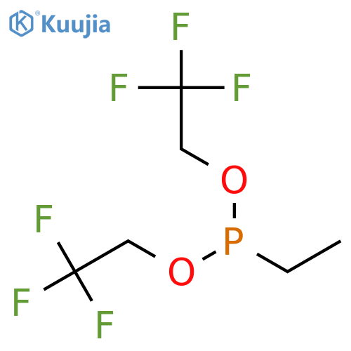 Phosphonous acid, ethyl-, bis(2,2,2-trifluoroethyl) ester structure