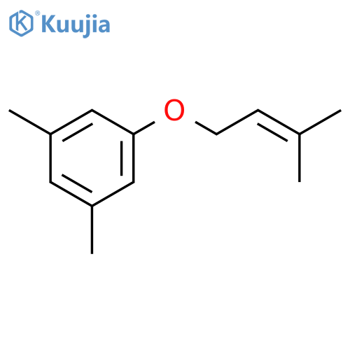 BENZENE, 1,3-DIMETHYL-5-[(3-METHYL-2-BUTENYL)OXY]- structure