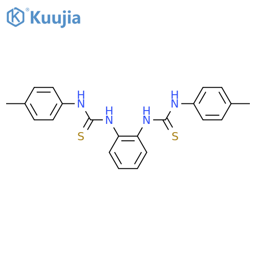 Thiourea, N,N''-1,2-phenylenebis[N'-(4-methylphenyl)- structure