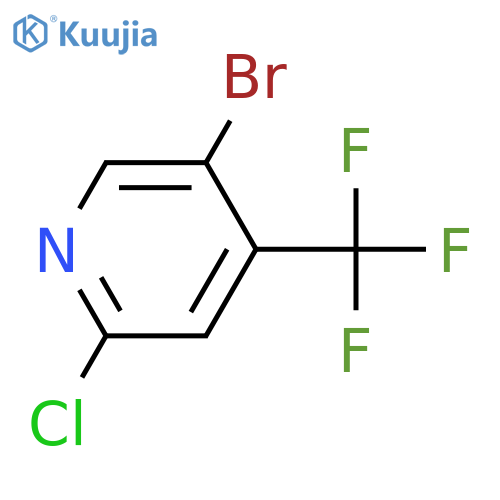 5-Bromo-2-chloro-4-(trifluoromethyl)pyridine structure