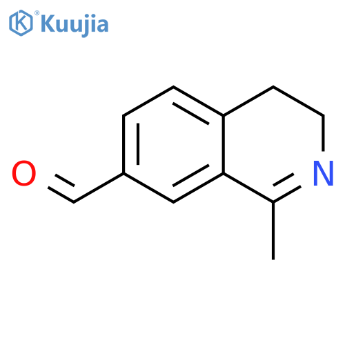 7-Isoquinolinecarboxaldehyde, 3,4-dihydro-1-methyl- structure