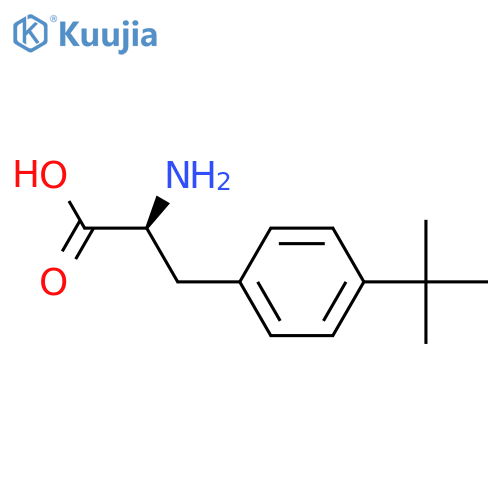 4-Tert-Butyl-L-phenylalanine structure