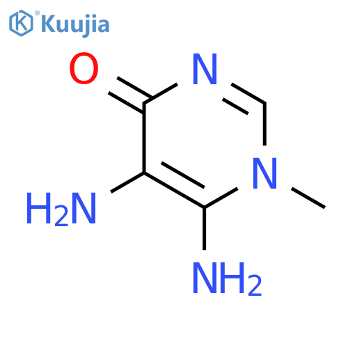 4(1H)-Pyrimidinone,5,6-diamino-1-methyl- structure