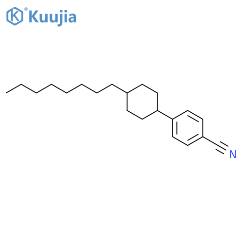 Benzonitrile, 4-(4-octylcyclohexyl)- structure