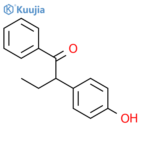 2-(4-Hydroxyphenyl)-1-phenyl-1-butanone structure
