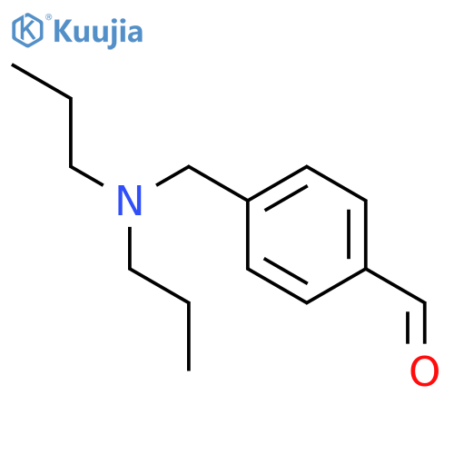 Benzaldehyde, 4-[(dipropylamino)methyl]- structure