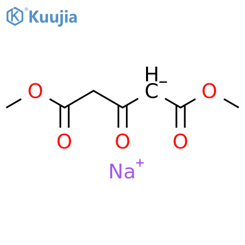 Pentanedioic acid, 3-oxo-, dimethyl ester, ion(1-), sodium (9CI) structure