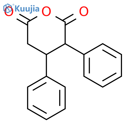 3,4-Diphenyloxane-2,6-dione structure