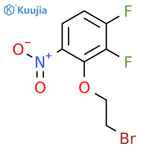 Benzene, 2-(2-bromoethoxy)-3,4-difluoro-1-nitro- structure