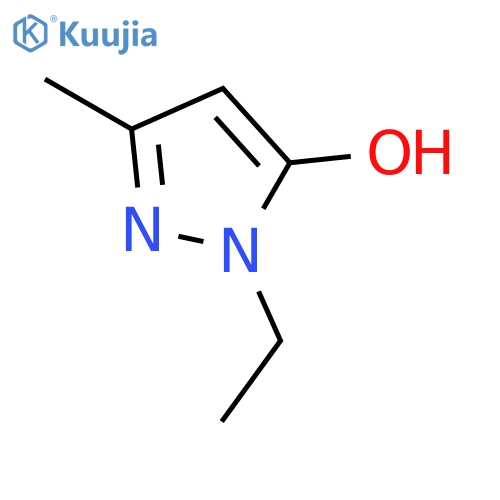 1-ethyl-3-methyl-1H-pyrazol-5-ol structure