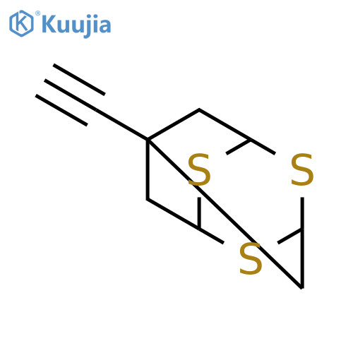 2,4,9-TRITHIATRICYCLO[3.3.1.13,7]DECANE, 7-ETHYNYL- structure