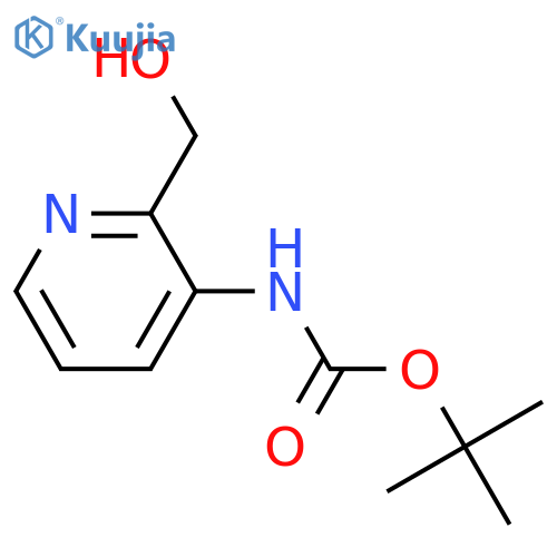 (2-Hydroxymethyl-pyridin-3-yl)-carbamic Acid Tert-Butyl Ester structure