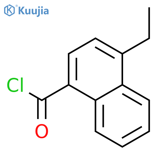 1-Naphthalenecarbonyl chloride, 4-ethyl- structure