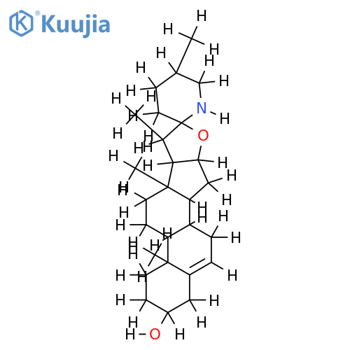(22S,25S)-spirosol-5-en-3beta-ol structure