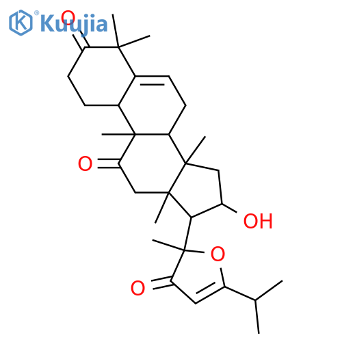 19-Norlanosta-5,23-diene-3,11,22-trione,20,24-epoxy-16-hydroxy-9-methyl-, (9b,10a,16a)- (9CI) structure
