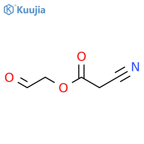 2-cyano-2-oxoethyl acetate structure