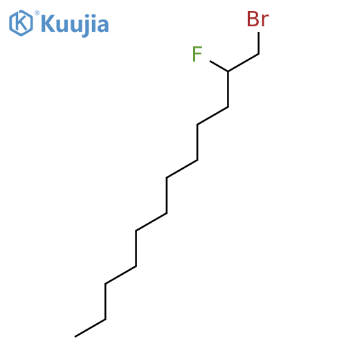 Dodecane, 1-bromo-2-fluoro- structure