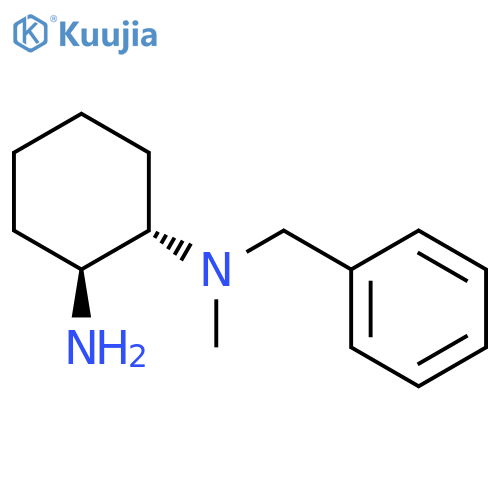 1,2-Cyclohexanediamine, N-methyl-N-(phenylmethyl)-, (1S,2S)- structure