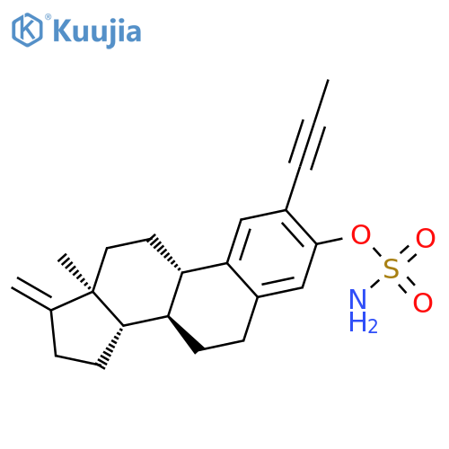 Estra-1,3,5(10)-trien-3-ol, 17-methylene-2-(1-propynyl)-, sulfamate structure