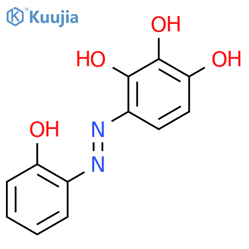 1,2,3-Benzenetriol, 4-[(2-hydroxyphenyl)azo]- structure