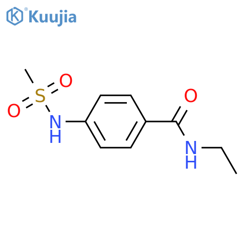 N-ethyl-4-(methanesulfonamido)benzamide structure