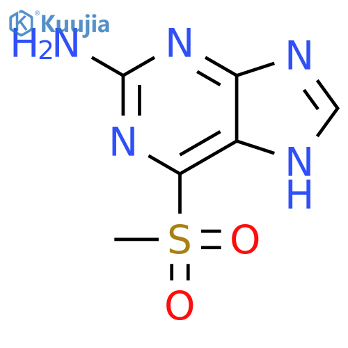6-methylsulfonyl-7h-purin-2-amine structure
