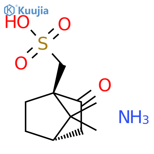 Bicyclo[2.2.1]heptane-1-methanesulfonicacid, 7,7-dimethyl-2-oxo-, ammonium salt (1:1), (1R,4S)- structure