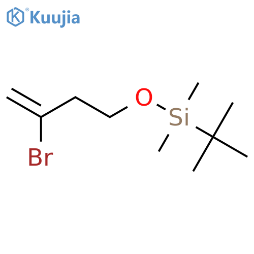 Silane, [(3-bromo-3-butenyl)oxy](1,1-dimethylethyl)dimethyl- structure