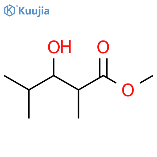 methyl 3-hydroxy-2,4-dimethylpentanoate structure