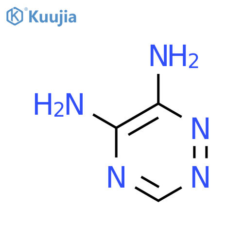 1,2,4-Triazine-5,6-diamine(9CI) structure