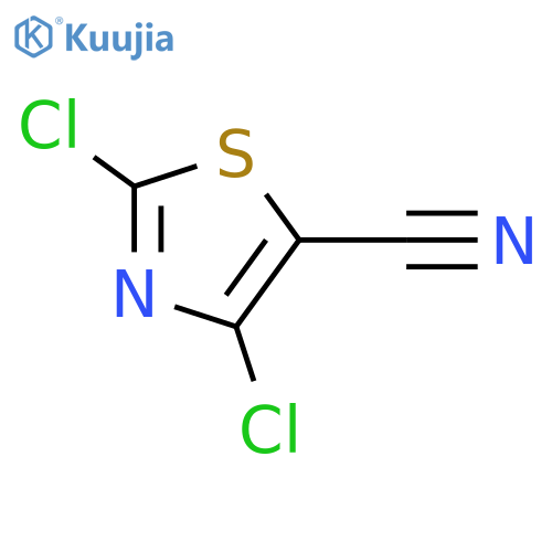 2,4-dichlorothiazole-5-carbonitrile structure