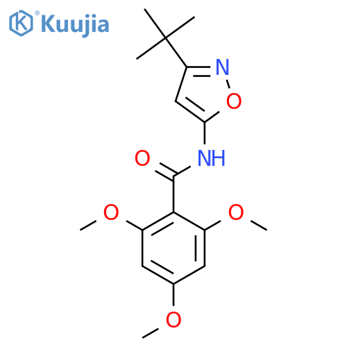 Benzamide, N-[3-(1,1-dimethylethyl)-5-isoxazolyl]-2,4,6-trimethoxy- structure