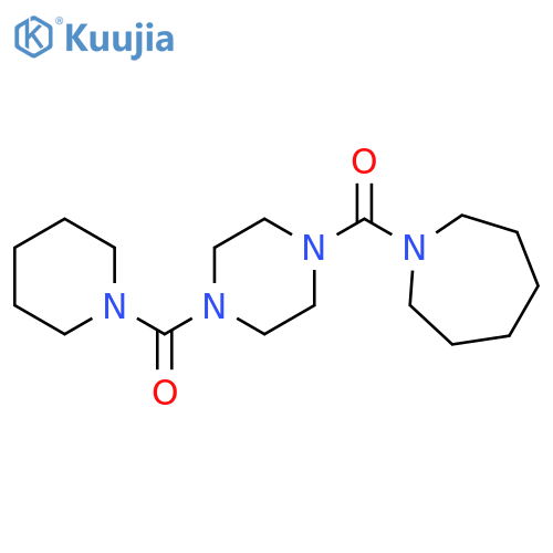 1-4-(piperidine-1-carbonyl)piperazine-1-carbonylazepane structure