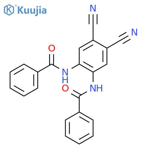 Benzamide, N,N'-(4,5-dicyano-1,2-phenylene)bis- structure