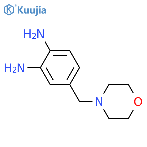 4-(Morpholinomethyl)benzene-1,2-diamine structure