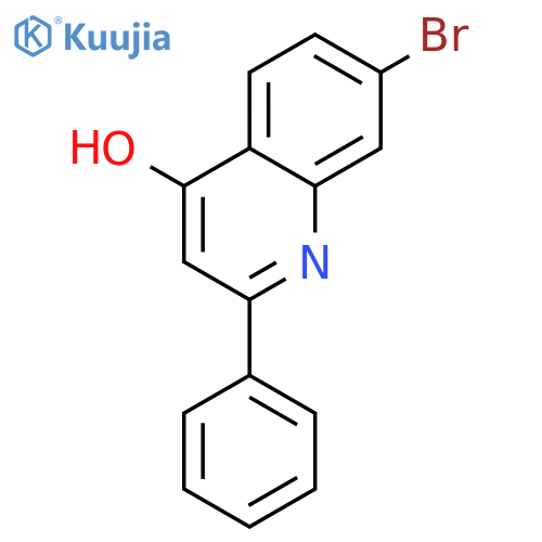 7-Bromo-4-hydroxy-2-phenylquinoline structure